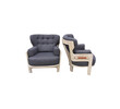 Pair of Guillerme & Chambron Oak Armchairs 65032