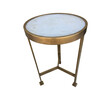 Lucca Limited Edition marble and brass side table. 33662