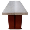 Limited Edition Console With Vintage Italian Leather Base 34645