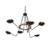 Lucca Studio 6 arm Axl Chandelier 76298