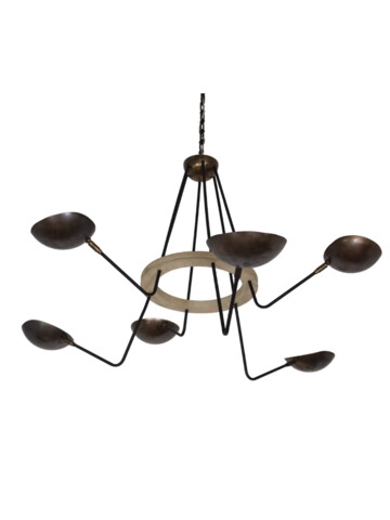 Lucca Studio 6 arm Axl Chandelier 79233