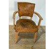 French Deco Leather Chair 36630