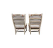 Pair of French Armchairs with Ottoman 43485