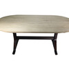Lucca Limited Edition Bleached Walnut Oval Dining Table 32440