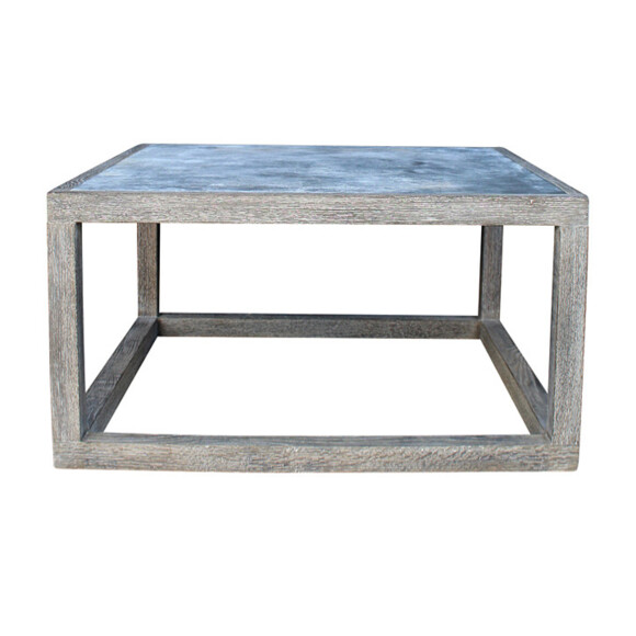 Limited Edition Oak and Zinc Coffee Table Cube 47877