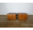 Vintage Italian Leather Coffee Table Cube 59278