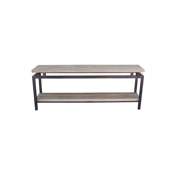 Limited Edition Iron and Oak Console 37399