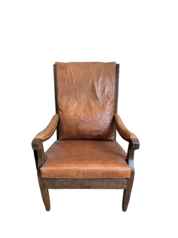 Danish Leather Arm Chair 79226