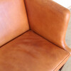 Danish Ole Wanscher Patinated Leather Sofa 62539