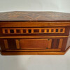 American 19th Century Inlaid Hardwood Box 72348