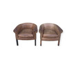Pair of Vintage English Leather Club Chairs 60578