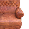 English Leather Tufted Sofa 60986