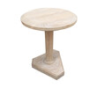 Lucca Studio Bikar Cerused Oak Side Table 40273