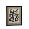 Danish Modernist Ink Wall Art 73532