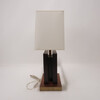 French Mid Century Incised Design Lamp 74555