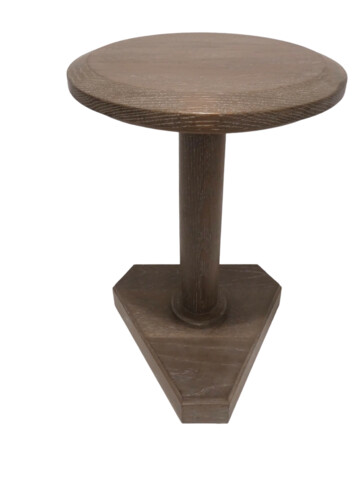 Lucca Studio Bikar Cerused Oak Side Table 48016