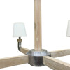 Limited Edition Oak and Aluminium Chandelier 37071