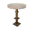 Limted Edition Bronze and Oak Side Table 29461