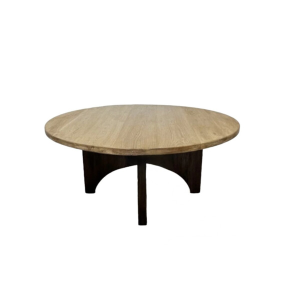 Limited Edition Dining Table with Solid Oak Modernist Base and Top 74427