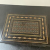 English Copper Inlay Box 76602