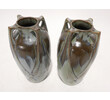 Pair of Signed French Art Deco Stoneware Vases 64993