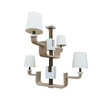 Limited Edition Oak and Lacquer Chandelier 29567
