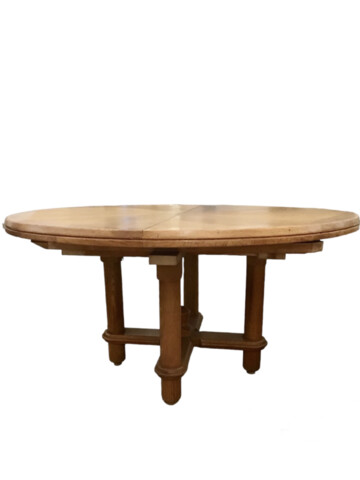 Rare Guillerme & Chambron Oak Dining Table 64557