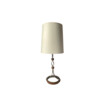 French Iron and Leather Lamp 77695