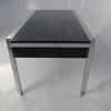 French Black and Chrome Desk 77877