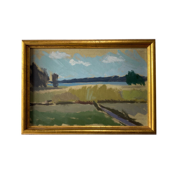 Vintage Swedish Landscape Painting 77567