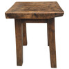 French Primitive Side Table/ Stool 39272