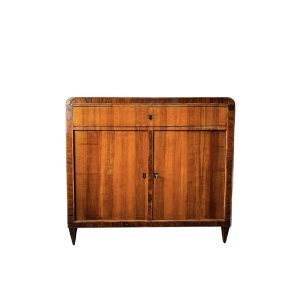 French Walnut Deco Cabinet 78952