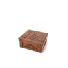 Folk Art Box With Carved Hands 68823