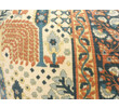 Vintage Printed Linen Textile Pillow 47306
