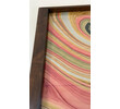 Limited Edition Walnut Tray with Vintage Italian Marbleized Paper 76405