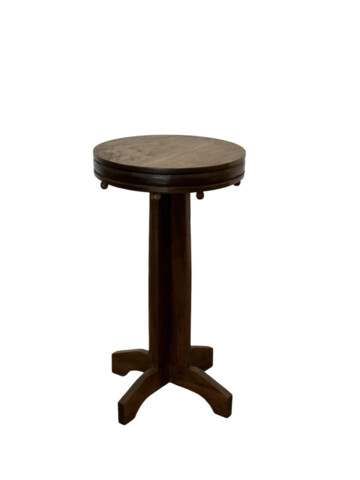 Limited Edition Walnut Deco Side Table 77821