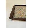 Limited Edition Walnut Tray with Vintage Italian Marbleized Paper 76292