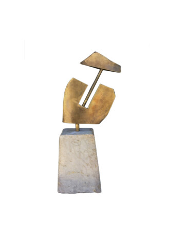 Limited Edition Bronze and Stone Sculpture 48804