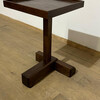 Lucca Studio Rhodes Walnut Side Table 73434