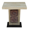 Limited Edition Oak and Ceramic Element Side Table 25802