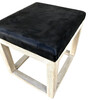 Lucca Studio Bryce Table/Stool with a Vintage Leather Top. 39652