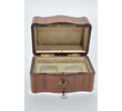 English 19th Century Inlaid Wood Box 73423