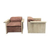 Pair of Limited Edition Vintage Leather Arm Chairs 39980
