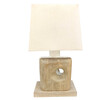 Limited Edition Oak and Plaster Lamp 38617