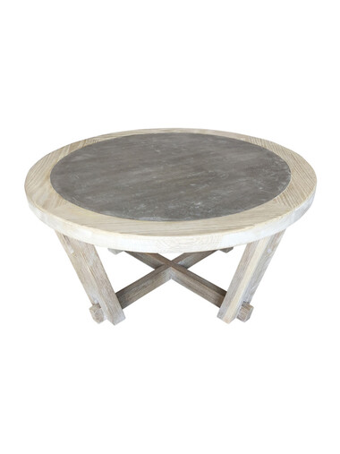 Lucca Studio Dider Round Coffee Table ( Cement top) 39170