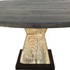 Limited Edition Antique Walnut Top Dining Table with 18th Century Oak Base 39271