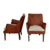 Pair of Arne Vodder Leather Chairs 74617