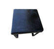 Lucca Studio Vaughn (stool) of black leather top and base 38983