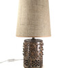 Vintage Ceramic Lamp with relief design 47104