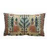 Vintage Printed Linen Textile Pillow 25311